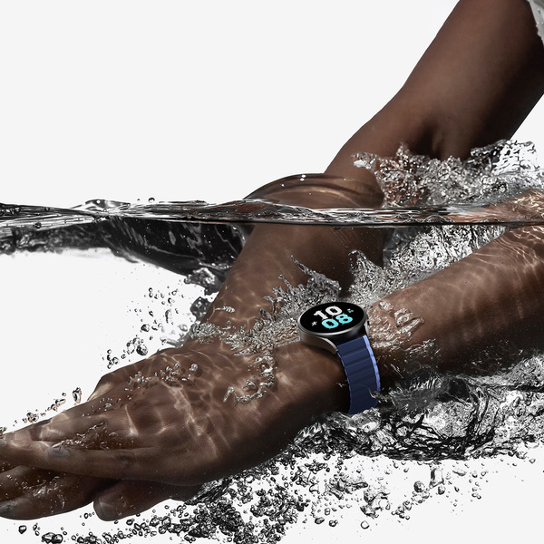 Uniwersalny magnetyczny pasek Samsung Galaxy Watch 3 45mm / S3 / Huawei Watch Ultimate / GT3 SE 46mm Dux Ducis Strap (22mm LD Version) - niebieski