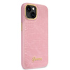 Guess GUHCP14MHGCRHP iPhone 14 Plus / 15 Plus 6.7" różowy/pink hardcase Croco Collection