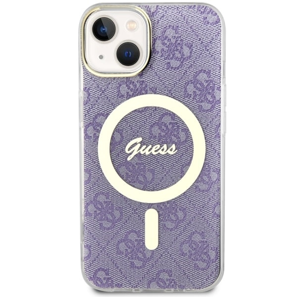Guess GUHMP14MH4STU iPhone 14 Plus/ 15 Plus 6.7" purpurowy/purple hardcase 4G MagSafe