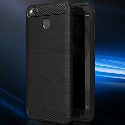 CASE CARBON LUX BLACK XIAOMI REDMI 6A