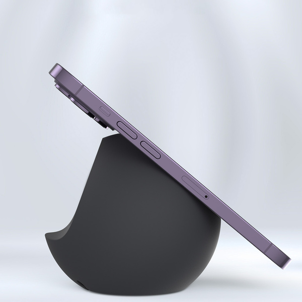 MAGSAFE WIRELESS CHARGER HOLDER FOR IPHONE AND APPLE WATCH CHARGER PHONE STAND CHOETECH WHITE PINK