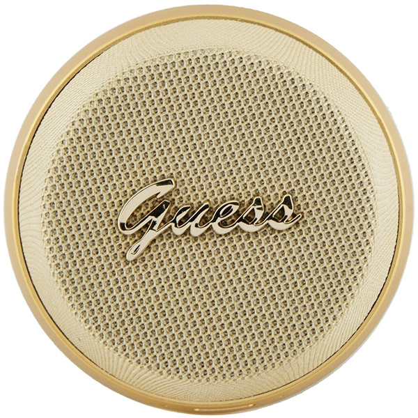 Guess głośnik Bluetooth GUWSC3ALSMDSpeaker Stand złoty/gold Magnetic Script Metal