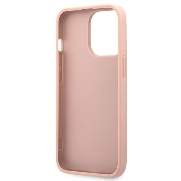 Guess GUHCP13XPSASBPI iPhone 13 Pro Max6,7" różowy/pink hardcase Saffiano Stripe