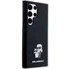 KARL LAGERFELD KLHCS24LSMHKCNPK S24 ULTRA S928 HARDCASE CZARNY/BLACK SILICONE KARL&CHOUPETTE METAL PIN