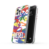 DIESEL CLEAR CASE  PRIDE CAMO AOP IPHONE XR WIELOBARWNY