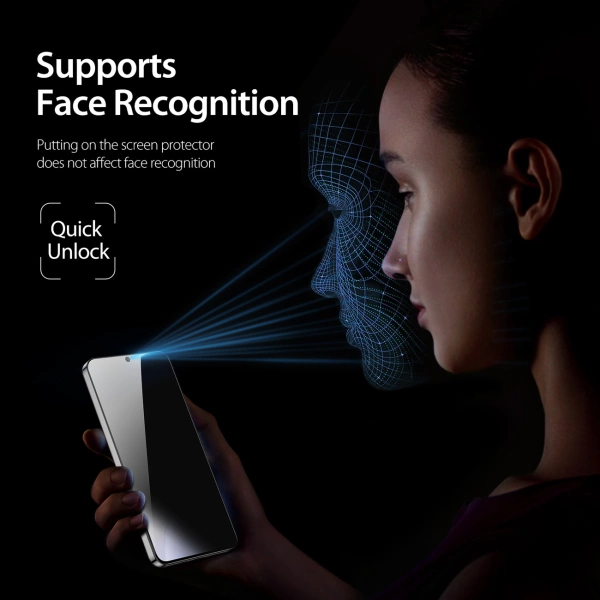 Dux Ducis Glass Privacy for Samsung S24 - with black frame