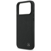 Etui Mercedes Leather Large Laurel Leave MagSafe do iPhone 17 Pro Max czarny
