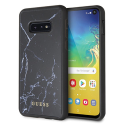 GUESS GUHCS10LHYMABK S10E G970 BLACK /BLACK HARD CASE MARBLE