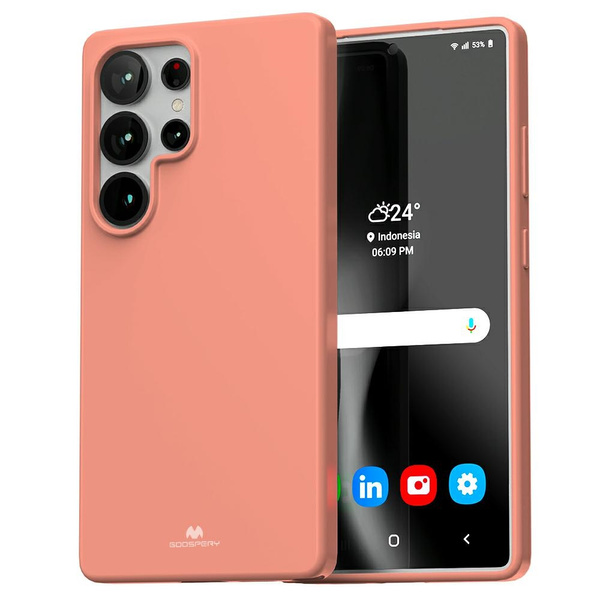 Mercury Soft Sam S25 Ultra S938 różowy/pink