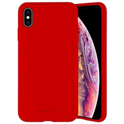 Mercury Silicone iPhone 7/8/SE 2020 czerwony/red