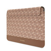 Guess Sleeve GUCS16HGCFSEW 16"brązowy/brown GCube Stripes