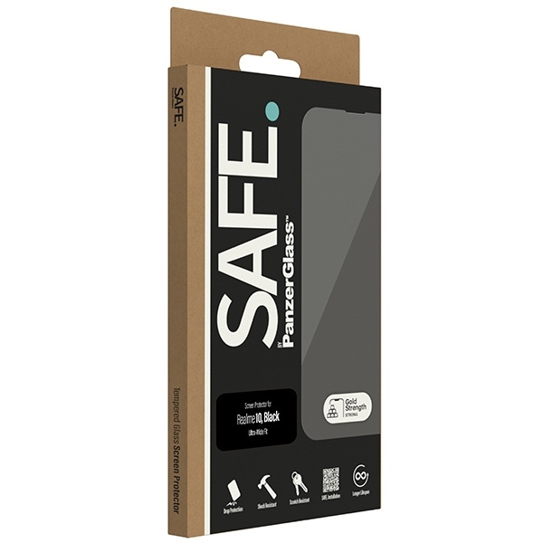 SAFE by PanzerGlass Realme 10 Screen Protection Ultra-Wide Fit czarny/black SAFE95343