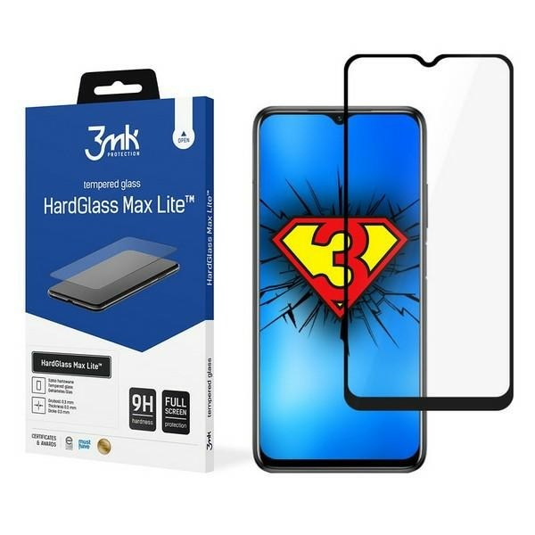 3MK HARD GLASS MAX LITE XIAOMI POCO M3 CZARNY