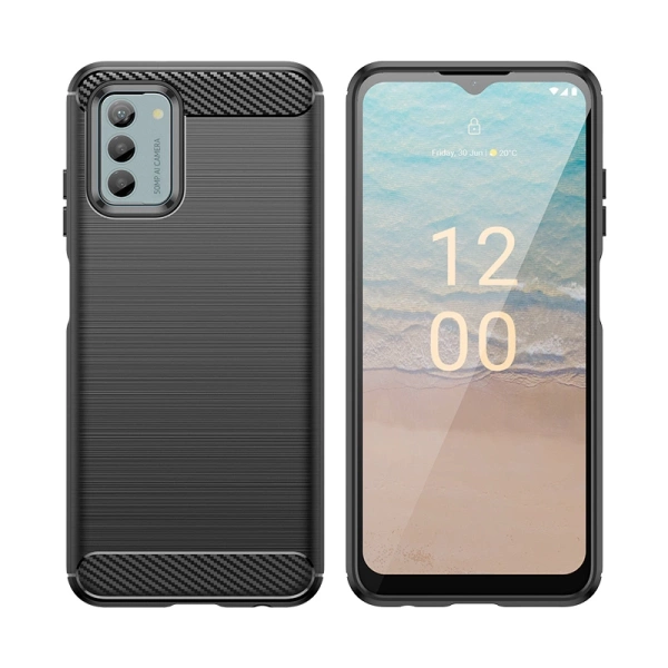 Etui silikonowe Carbon Case do Nokia G22/Nokia G42 - czarne