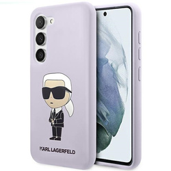 KARL LAGERFELD KLHCS23MSNIKBCU S23+ S916 HARDCASE PURPUROWY/PURPLE SILICONE IKONIK