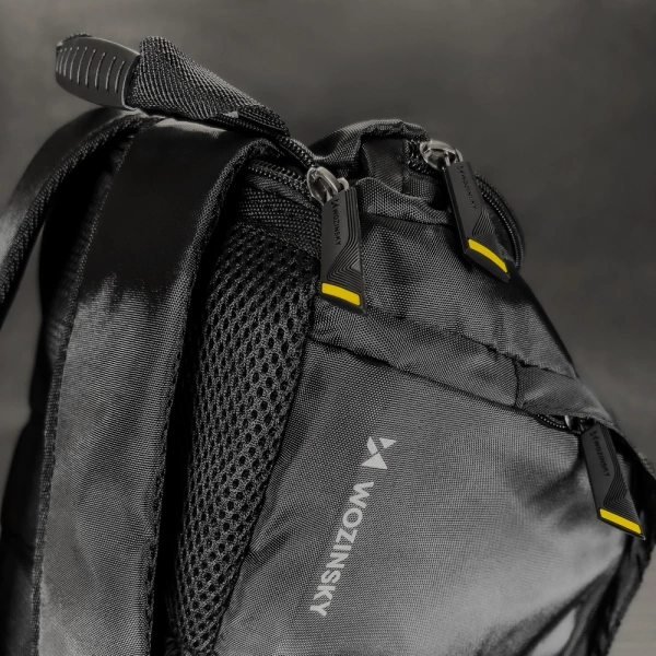 Wozinsky Travel Sports Bag Backpack Hand Luggage Bag 40x20x25 cm for Airplane Black (WSB-B01)