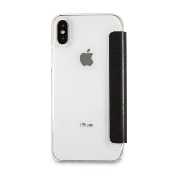 KARL LAGERFELD KLFLBKPXSB IPHONE X/XS BLACK/BLACK BOOKCASE SIGNATURE GLITTER
