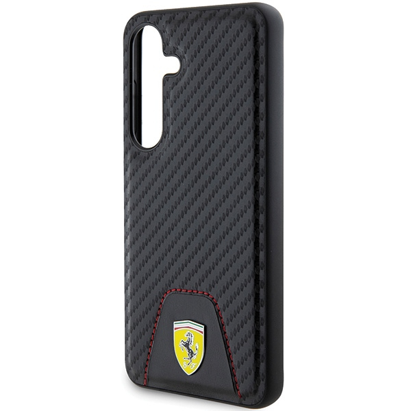 Ferrari FEHCS24SN3PUK S24 S921 czarny/black hardcase Carbon Stitched Bottom