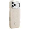 Etui Guess Triangle Logo MagSafe do      iPhone 17 Pro Max beżowy