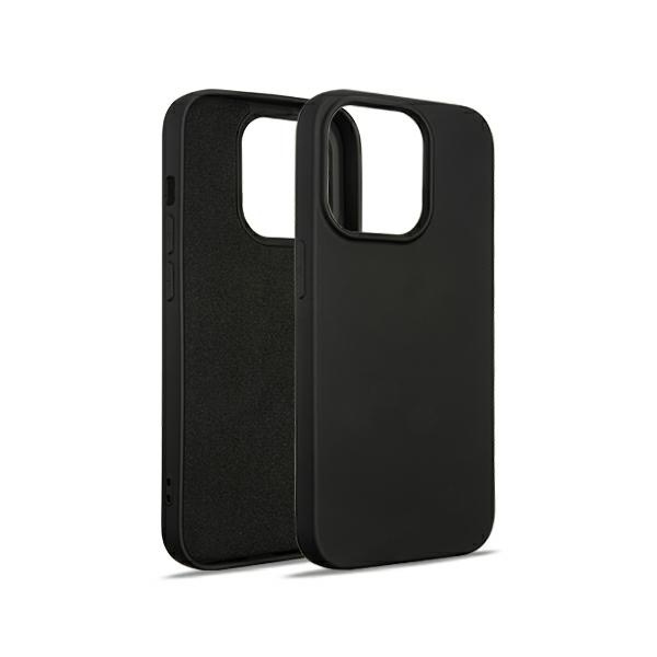 Beline Etui Silicone iPhone 14 Pro 6,1" czarny/black