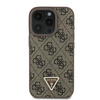 Guess GUHCP16XP4TDPW iPhone 16 Pro Max6.9" brązowy/brown hardcase Leather 4G Triangle Strass