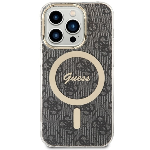 Guess GUHMP14LH4STK iPhone 14 Pro 6.1"czarny/black hardcase 4G MagSafe
