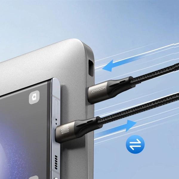 Joyroom Light-Speed ​​Series S-A25 USB-C / USB-C cable 100W 1.2m - black