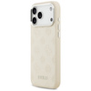 Etui Guess Peony Hot Stamp Script        MagSafe do iPhone 17 Pro Max beżowy