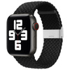 Strap Fabric opaska do Watch 8 / 7 / 6 / SE / 5 / 4 / 3 / 2 (41mm / 40mm / 38mm) pleciony materiałowy pasek bransoletka do zegarka czarny (5)