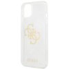 Guess GUHCP13SPCUGL4GTR iPhone 13 mini 5,4" transparent hard case Glitter 4G Big Logo