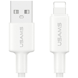 Kabel USAMS U90 2.4A USB-A do Lightning  biały