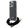 Guess GUHCP16XHC4SEK iPhone 16 Pro Max   6.9" czarny/black hardcase Crossbody Cord 4G Print