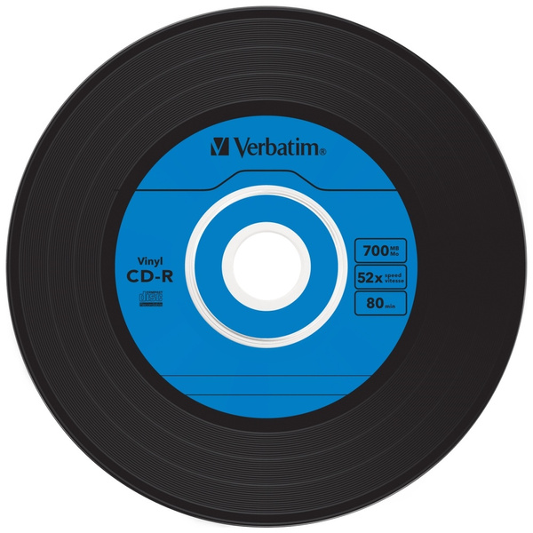 Płyta CD-R Verbatim DATA VINYL 700MB     SLIM 10szt 43426