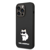 KARL LAGERFELD KLHCP14LSNCHBCK IPHONE 14 PRO 6,1" HARDCASE CZARNY/BLACK SILICONE CHOUPETTE