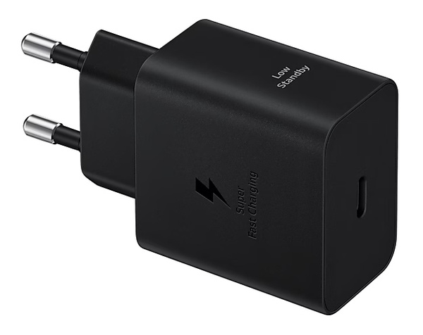 Ład. siec. Samsung EP-T4511XBEGEU PD 45W+ kabel USB-C/USB-C 3A 1.8m Super Fast Charge czarny/black