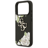 Etui Guess Grained Roses & Big 4G Logo   do iPhone 17 Pro czarny