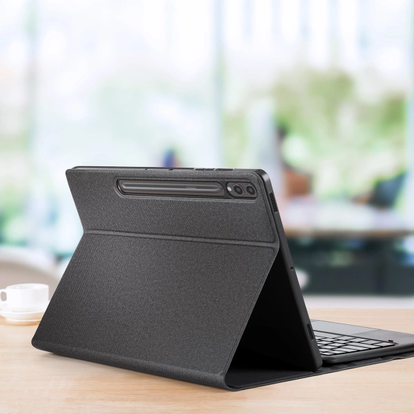 Etui z klawiaturą Bluetooth Dux Ducis (Seria TK) do Samsung Tab S9 Plus / S9 FE Plus - czarne