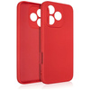 Etui Beline Silicone Honor 400 Lite      czerwony