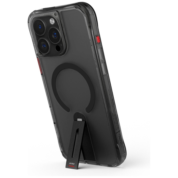 Etui Skinarma Helix do iPhone 16 Pro Max Magnetic Charging 360 Rotating Stand czarny
