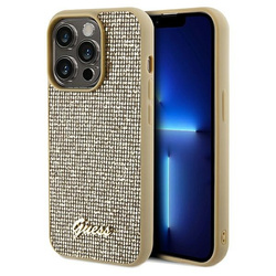 GUESS GUHCP14XPMSDGSD IPHONE 14 PRO MAX 6.7" ZŁOTY/GOLD HARDCASE DISCO METAL SCRIPT