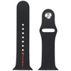 Pasek Audi Sport Red Logo Silicone Watch Strap do Apple Watch 40/41/42mm czarny