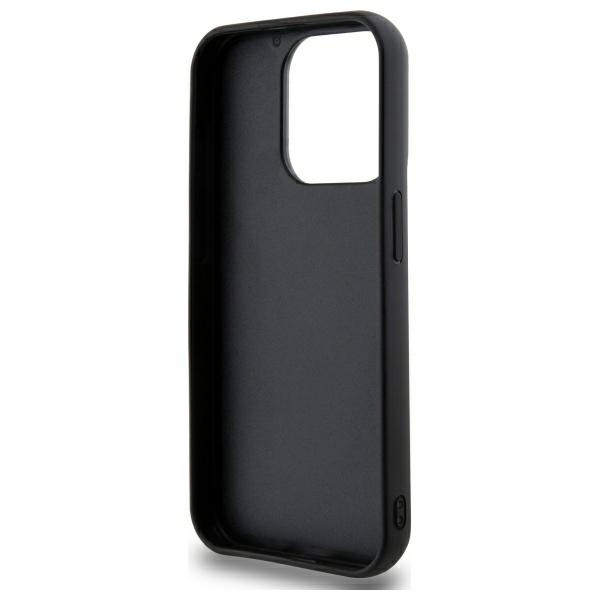 DKNY DKHCP15LPQDSLK iPhone 15 Pro 6.1"   czarny/black Quilted Stack Logo