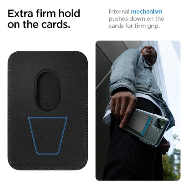 Spigen Valentinus Magnetic Wallet with MagSafe - Black