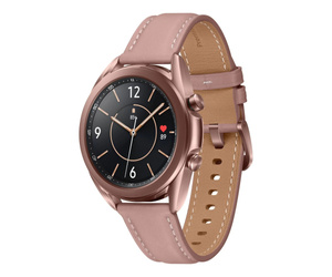 [OUTLET] Samsung Galaxy Watch3 41mm 4G R855F Mystic Bronze z paskiem Rubber Band Black Grade ABC