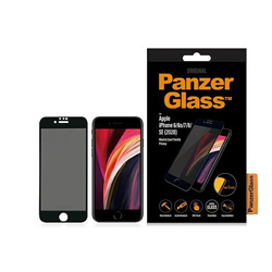 PanzerGlass E2E Super+ iPhone 6/6s/7/8/SE 2020 / SE 2022 Case Friendly Privacy czarny/black