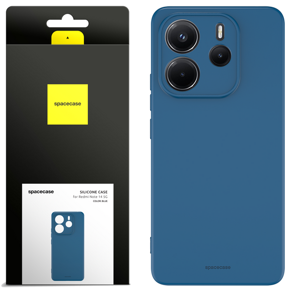 Spacecase Etui Silicone Case 3.0 Redmi Note 14 4G blue