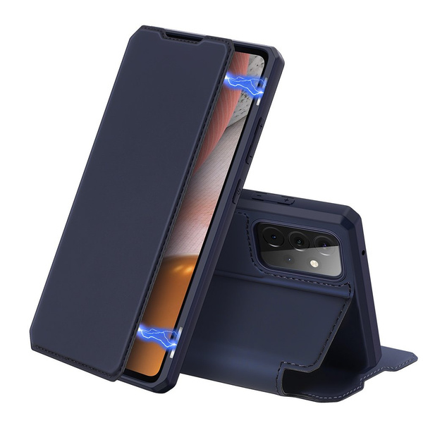 DUX DUCIS SKIN X BOOKCASE TYPE CASE FOR SAMSUNG GALAXY A72 4G BLUE