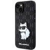 Etui Karl Lagerfeld Saffiano Monogram Choupette na iPhone 14 Plus - czarne