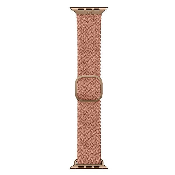 UNIQ pasek Aspen Apple Watch 44/42/45 mm Series 1/2/3/4/5/6/7/8/9/SE/SE2 Braided różowy/grapefruit pink