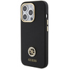 Guess GUHCP15LM4DGPK iPhone 15 Pro6.1" czarny/black hardcase Silicone Logo Strass 4G